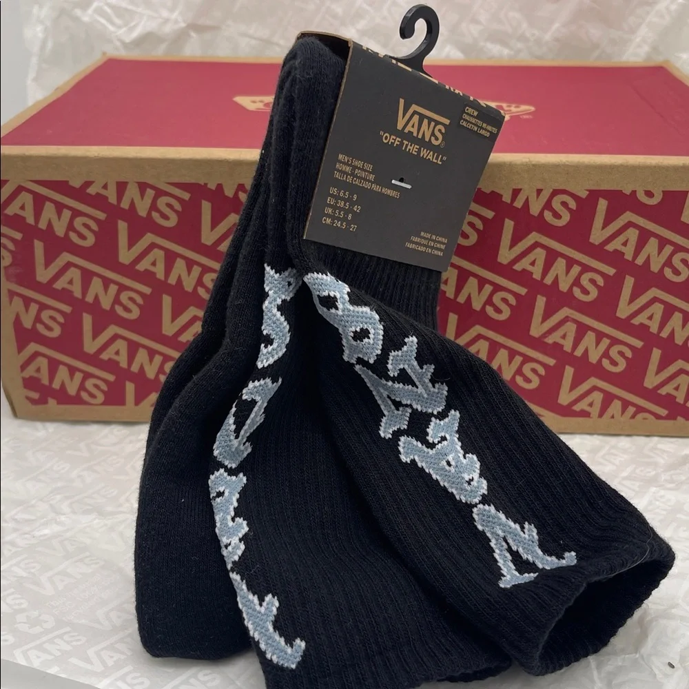 Vans Road Stop Crew Socks (1 pair) Style VN000NCHBLK